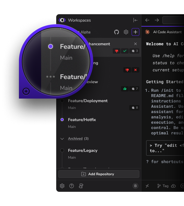 Add a repository to DevSwarm